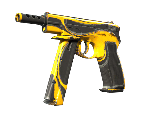 Buy CS2 pistol StatTrak™ CZ75-Auto | Yellow Jacket (Well-Worn) skin