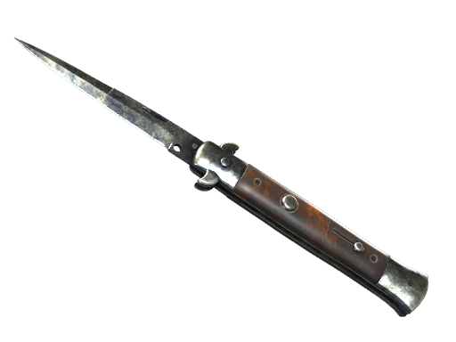 Buy CS2 knife ★ StatTrak™ Stiletto Knife | Stained (Battle-Scarred) skin