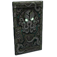Buy Rust sheet metal door Tomb Of The Octopus Metal Door skin