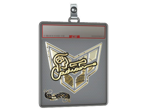 Buy CS2 charm Sticker Slab | cadiaN (Gold) | Paris 2023 skin