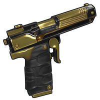 Buy Rust weapon Black Gold SAP skin