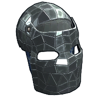 Buy Rust metal facemask Shattered Mirror Facemask skin