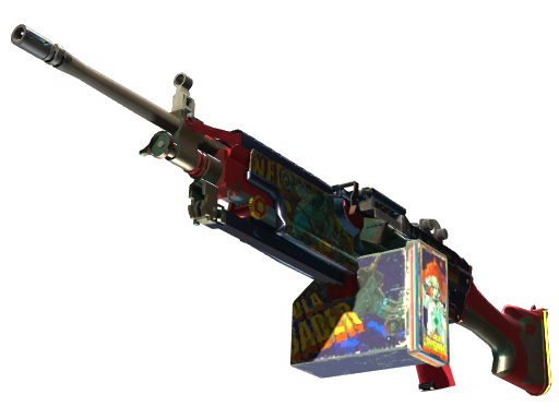 Buy CS2 machinegun M249 | Nebula Crusader (Well-Worn) skin