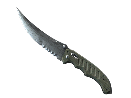 Buy CS2 knife ★ StatTrak™ Flip Knife | Damascus Steel (Factory New) skin