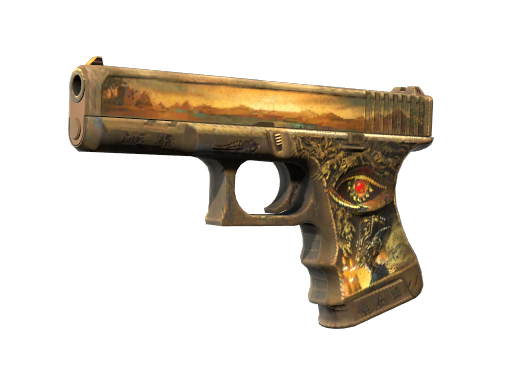 Buy CS2 pistol Souvenir Glock-18 | Ramese's Reach (Well-Worn) skin