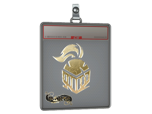 Buy CS2 charm Sticker Slab | Into The Breach (Gold) | Paris 2023 skin